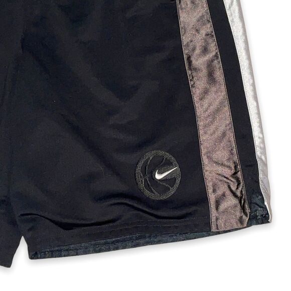 Nike Vintage Dazzle Basketball Shorts Sky Black Gray Silver White Large - Picture 7 of 8